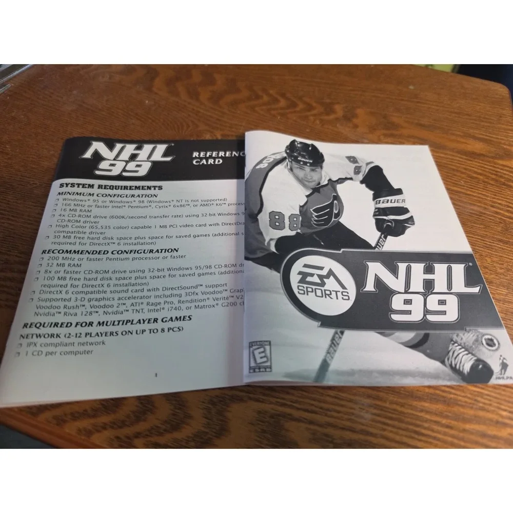 NHL 99 1998 Windows 98 95 PC CD-ROM Big Box Game New Open Box